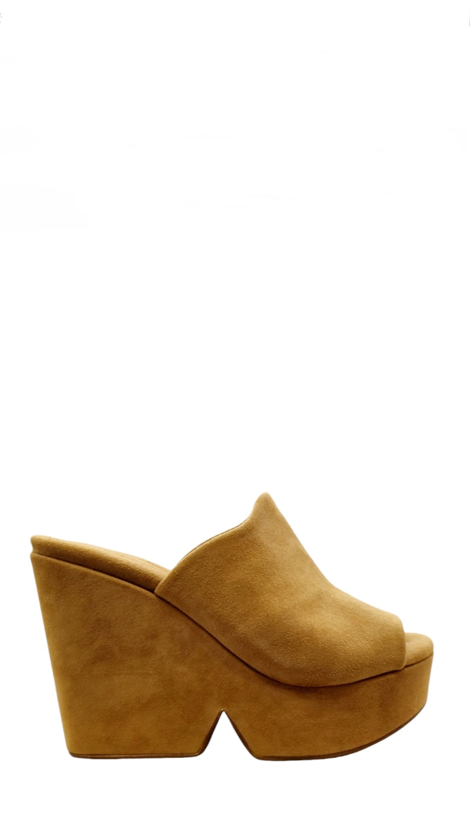 Dolcy Tan Suede Mules( carryover style) - Clergerie - Liberty Shoes Australia