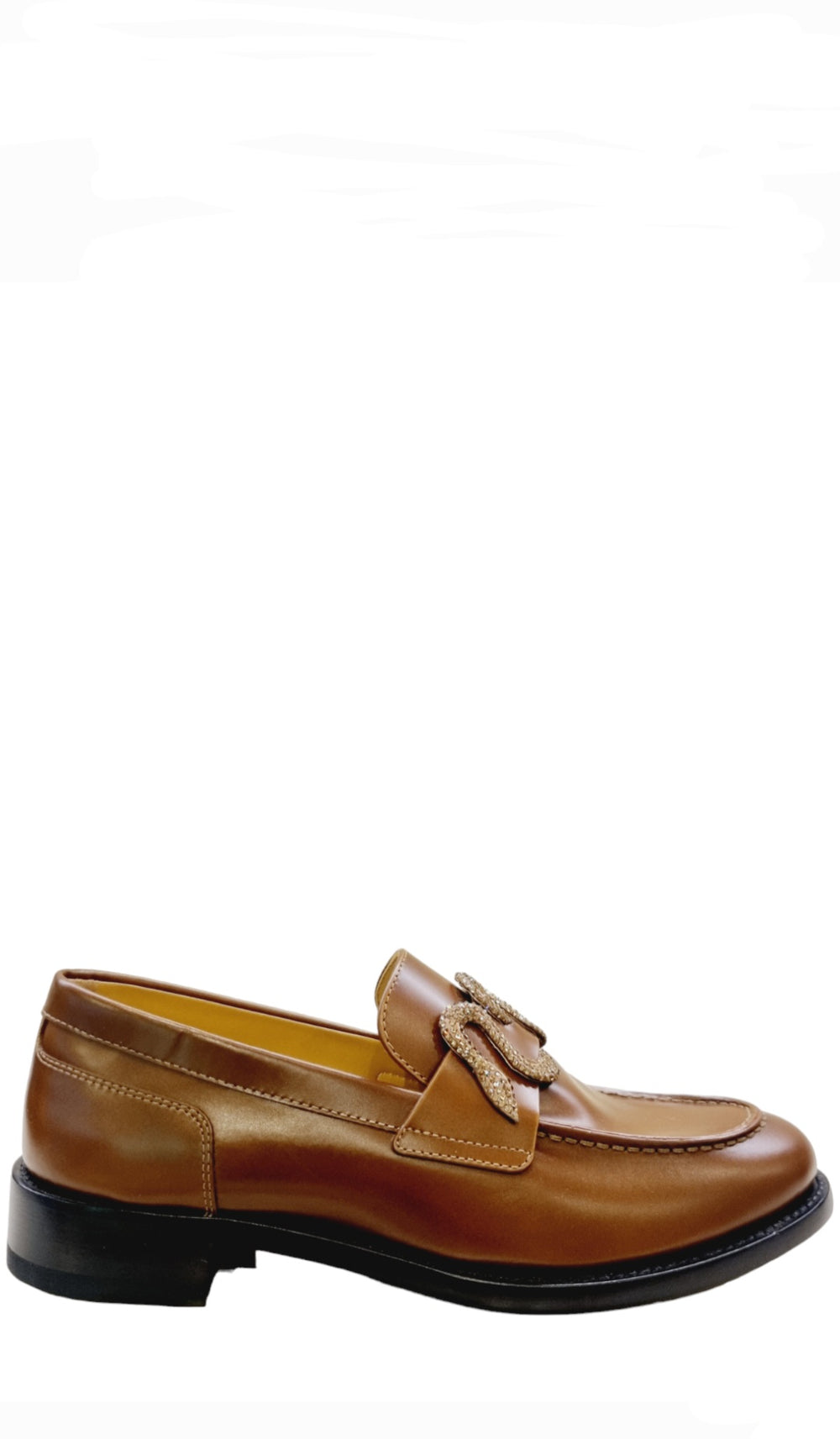 Morgana Brown Loafer - Rene Caovilla - Liberty Shoes Australia