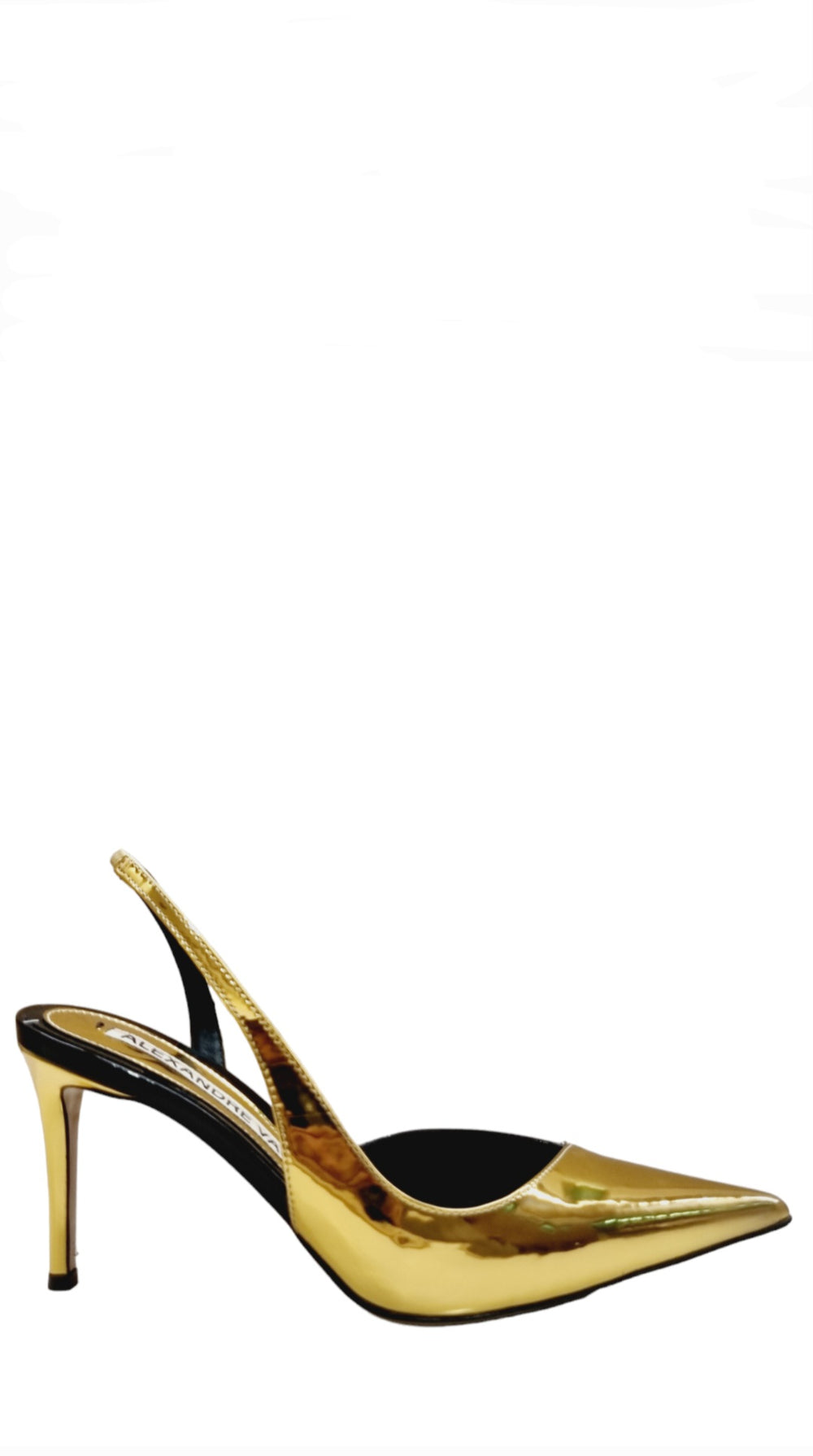 Raquel Gold Sling-back Sandals