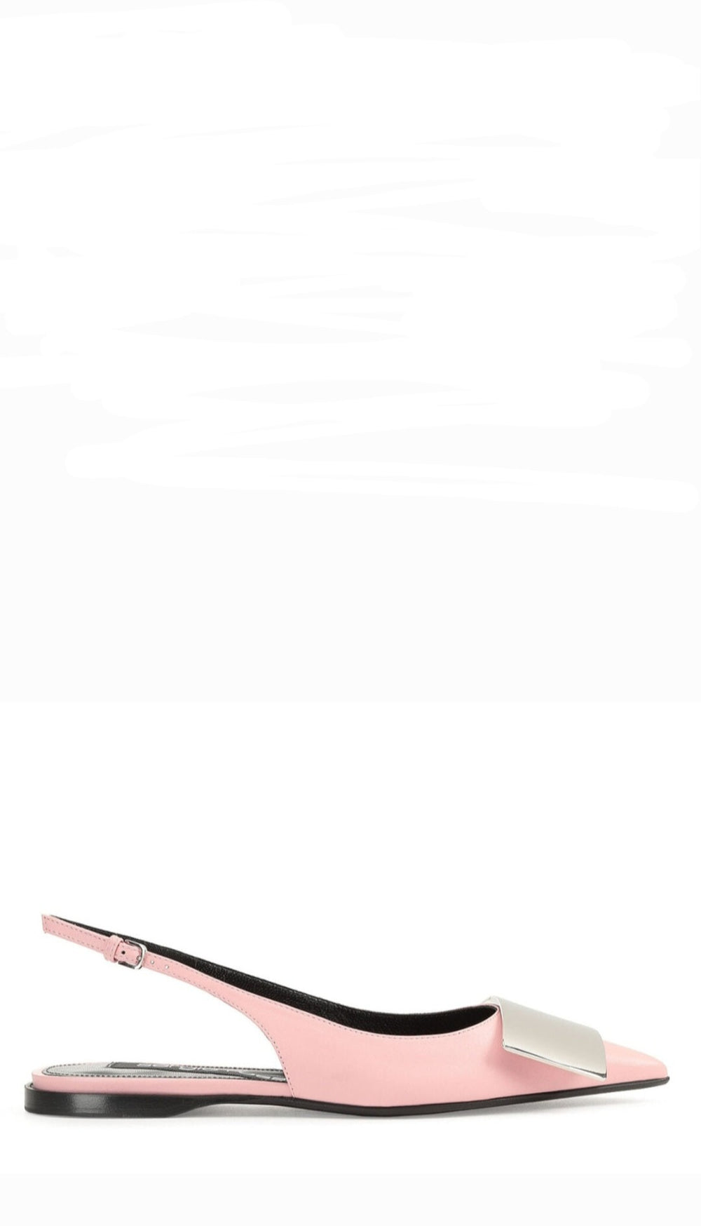 Sr Mirion Pink Slingback Flats - SERGIO ROSSI - Liberty Shoes Australia