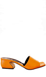 Si Rossi Orange Slip-On Slides - SERGIO ROSSI - Liberty Shoes Australia