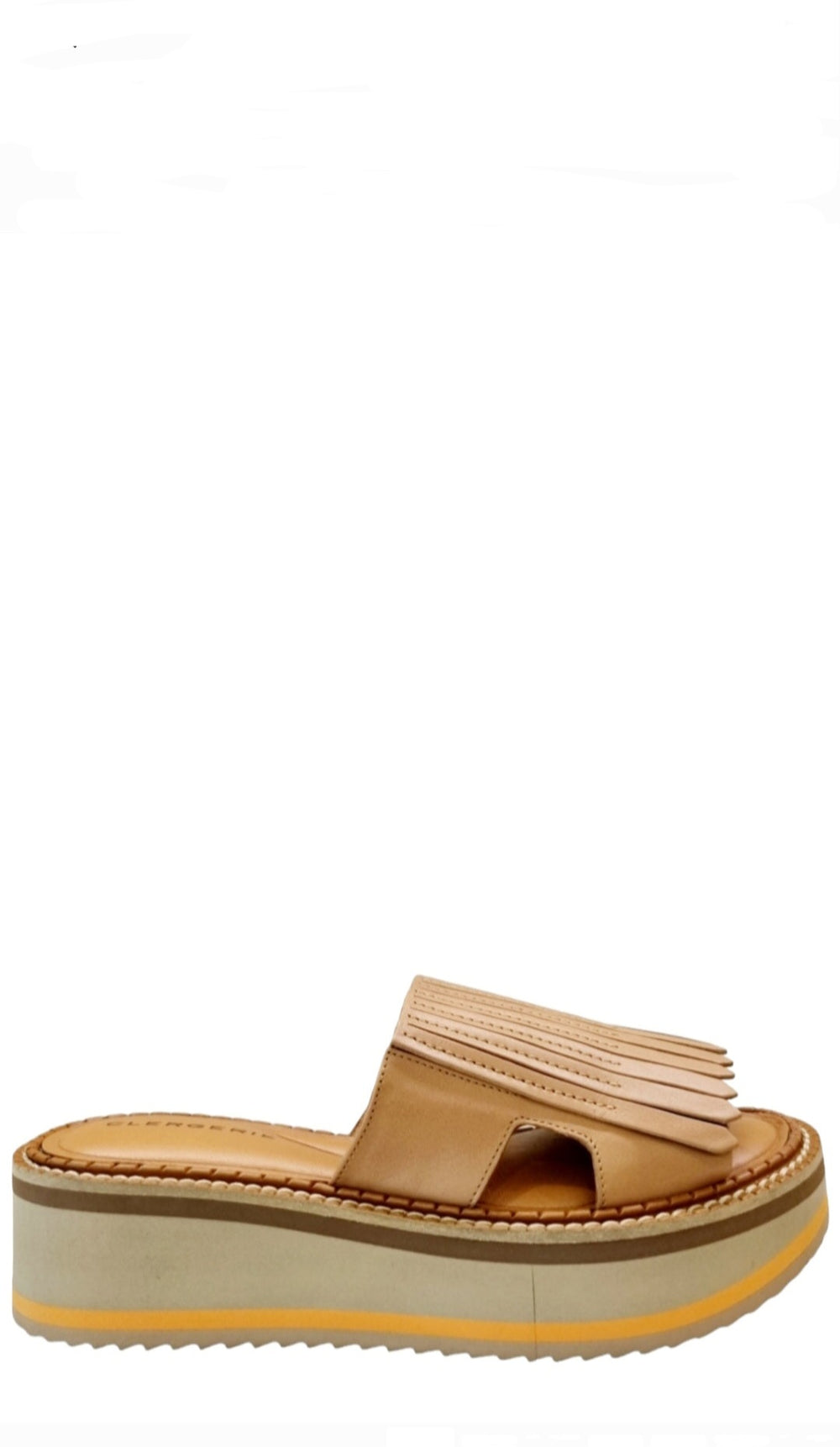 Fama Tan Mule Sandals