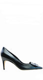 Sr1 Navy Leather Pumps - SERGIO ROSSI - Liberty Shoes Australia