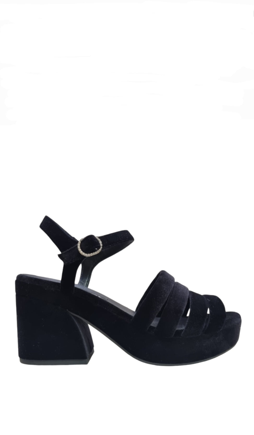 Baignade Velvet Platform Sandals - Carel Paris - Liberty Shoes Australia