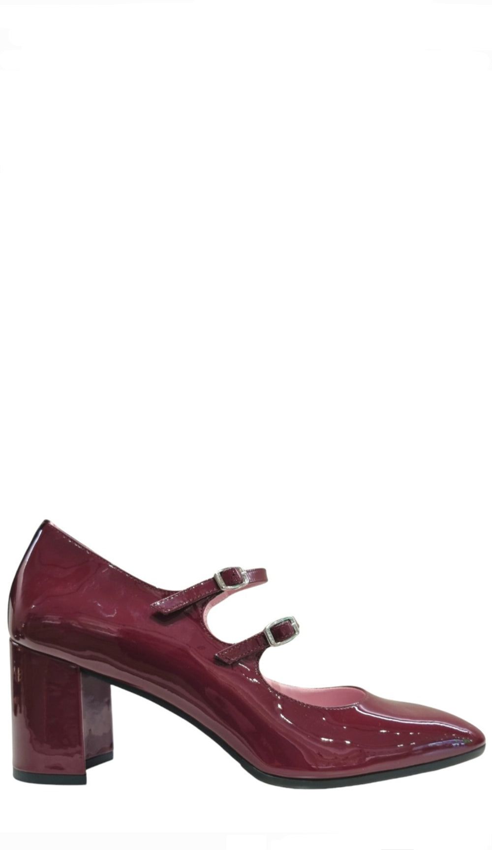 Alice Burgundy Patent Leather Mary Jane - Carel Paris - Liberty Shoes Australia