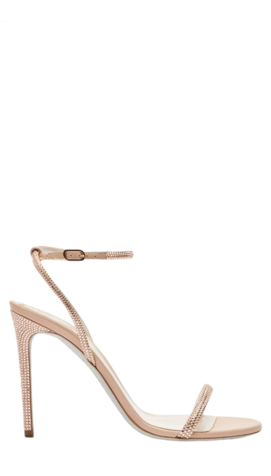 Ellabrita Nude Crystal Sandals ( carryover style) - Rene Caovilla - Liberty Shoes Australia