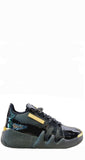 Talon Black Patent Sneakers (carryover style) - GIUSEPPE-ZANOTTI - Liberty Shoes Australia