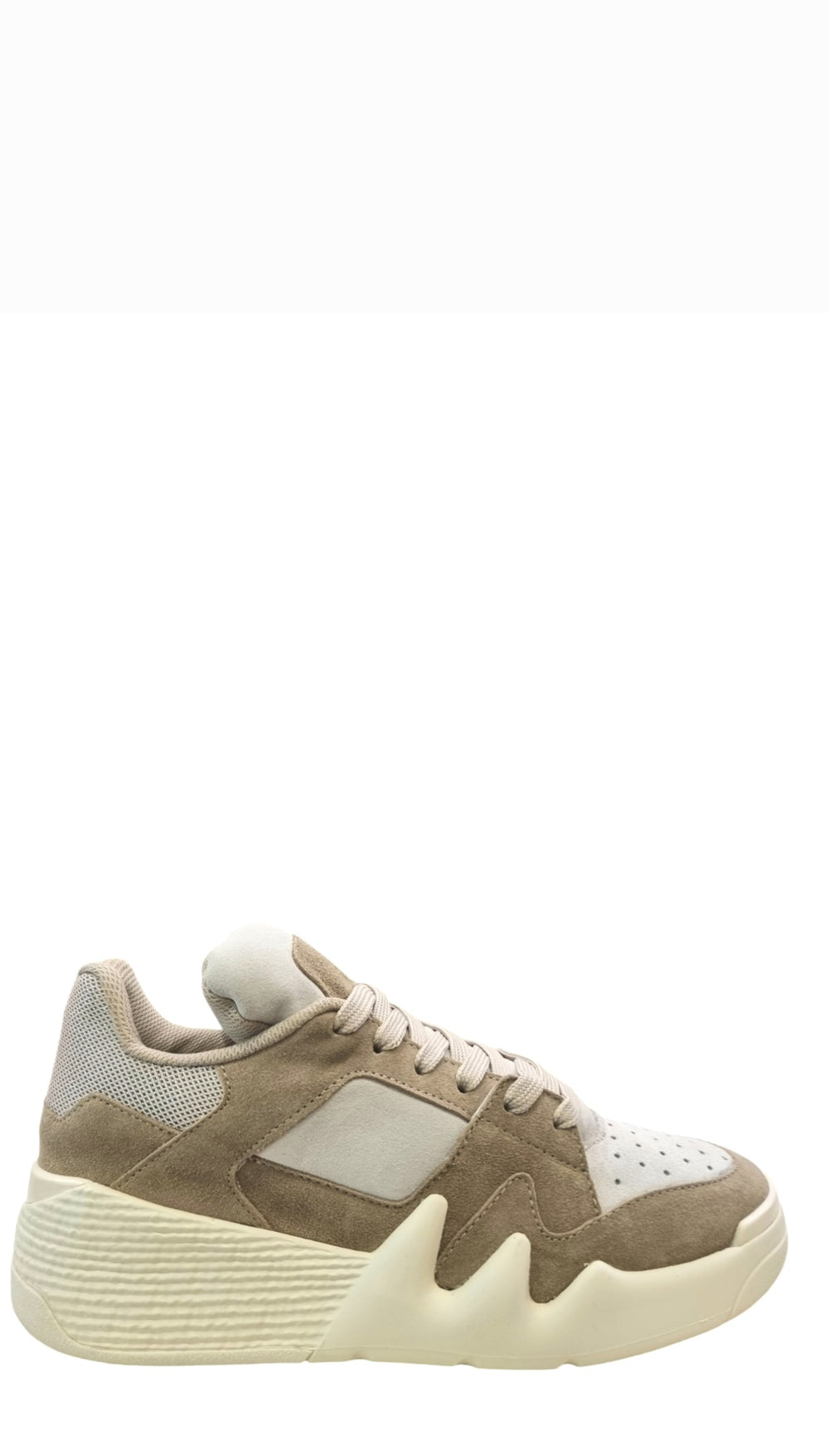 Talon Beige Suede Sneakers - GIUSEPPE-ZANOTTI - Liberty Shoes Australia