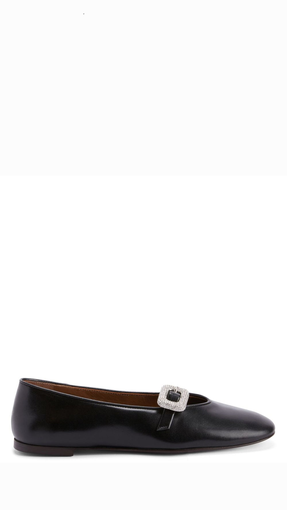 Amanda Black Ballet Flats - Giuseppe Zanotti - Liberty Shoes Australia