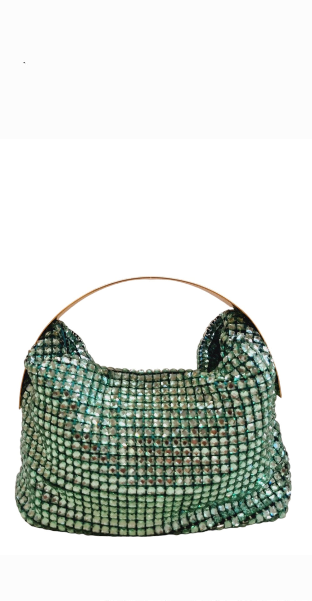 Clo Crystal Net Peridot Bag (carryover style)