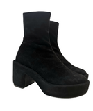 Dasha Platform Suede Boots - Clergerie - Liberty Shoes Australia