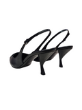 Sr Miroir Black Slinkback Sandals - SERGIO ROSSI - Liberty Shoes Australia